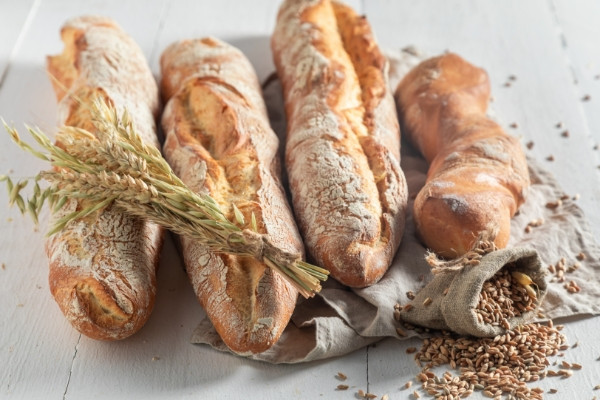 frisch gebackenes Baguette